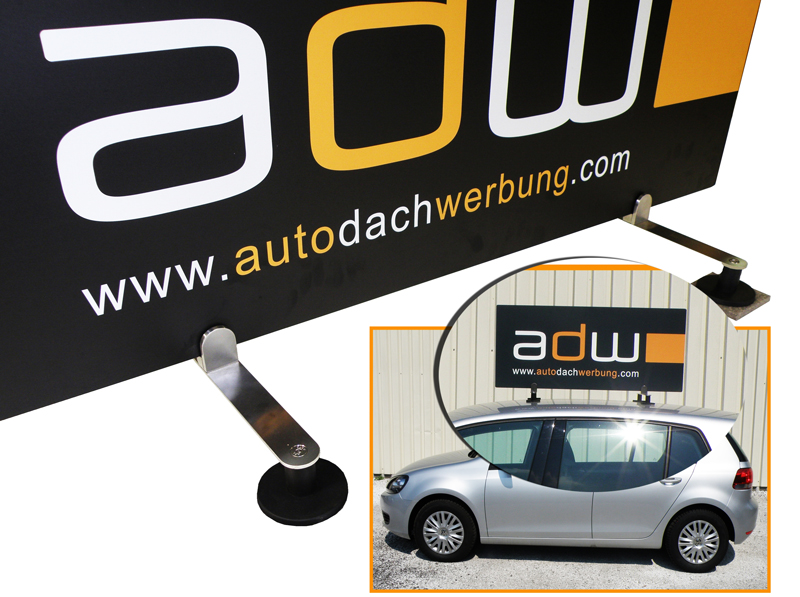 Autodachwerbung die effiziente Art der Werbung am Fahrzeug. Autodachwerbung die effiziente Art der Werbung am Fahrzeug.