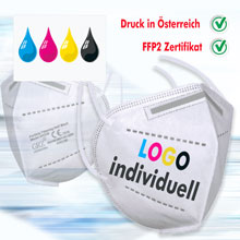 FFP2-Schutzmaske mit Motiv bedruckt
